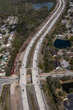 Looking north over I-275 from 62nd Avenue N (2-17-2026 photo)