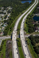 Looking north over I-275 at 62nd Avenue N (9-15-2025 photo)