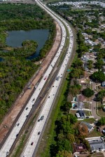 Looking north over I-275 from north of 62nd Avenue N (3-17-2026 photo)