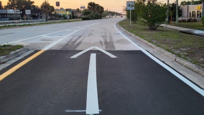 Looking southeast on Tyrone Blvd (March 2026 photo)