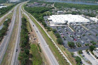 Before construction: Looking southeast at the Suncoast Trail between SR 589 and Suncoast Crossings (5-13-2026 photo)