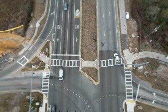 Looking over SR 52 at the trail crossing west of the Suncoast Parkway (2-18-2026 photo)