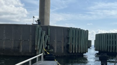 Sunshine Skyway Bridge Repair project (August 2025)