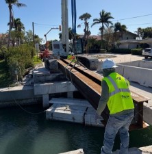 Crews install trestle system (March 2026 photo)