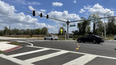 US 301 Signal Installation at Stacy Road (March 2025)