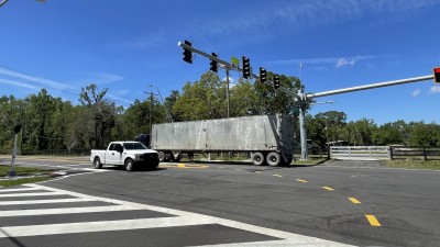 US 301 Signal Installation at McIntosh Road (March 2025)