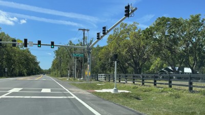 US 301 Signal Installation at McIntosh Road (March 2025)