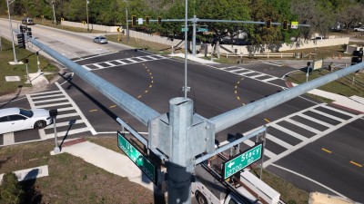 US 301 Signal Installation at McIntosh Road (March 2025)