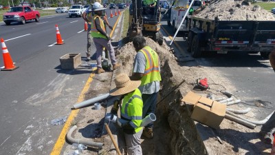 Crews install traffic detection (May 2026 Photo)