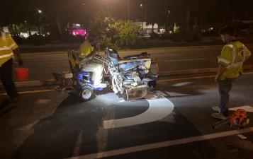 US 19 thermoplastic operations (June 2026 Photo)