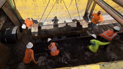 Jack & Bore operations along Curlew Road (August 2026 photo)