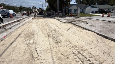 Looking east at intersection of SR 586 (Curlew Road) and Bayside Blvd (September 2026 photo)
