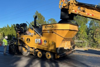 Paving on Shoal Line Boulevard (December 2024 photo)