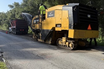 Milling old asphalt off CR 39 / E Withlacoochee Trail (7-21-2026 photo)