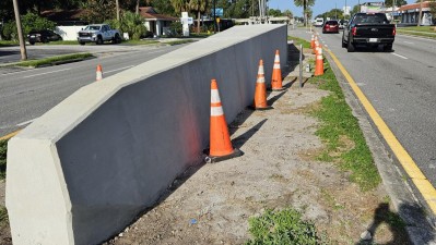 Median Barrier Construction (September 2026 photo)