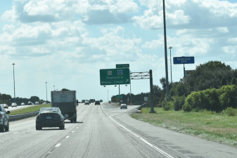 Southbound I-75 exit to CR 54 (10-21-2026 photo)