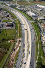 Looking west at construction on SR 56, west of I-75 (November 16, 2020 photo)