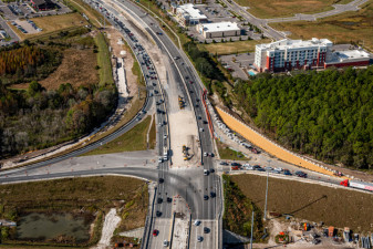 Looking west at SR 56, on the west side of the I-75 interchange (Dec. 13, 2020 photo)